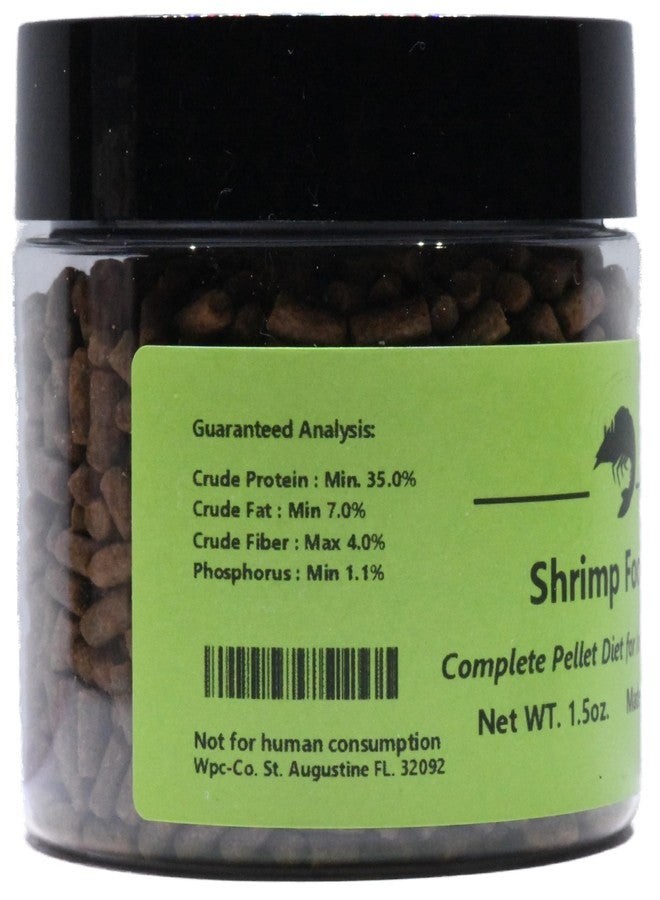 Wpc-Co. Freshwater Shrimp Food | Cherry Shrimp Food | Ghost Shrimp Food | Aquarium Shrimp Food | Shrimp Food Aquarium Freshwater Neocaridina Shrimp Food Pellets | 1.5oz - Image 3